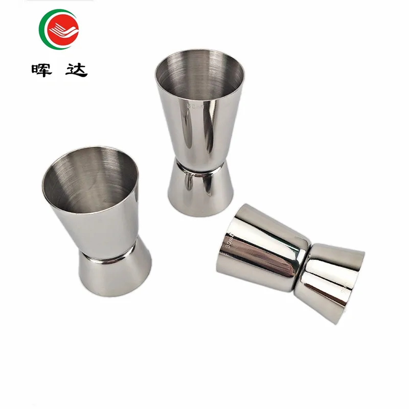 
25/50ml Stainless Steel Cocktail Martini Double Measuring Jigger Shot 