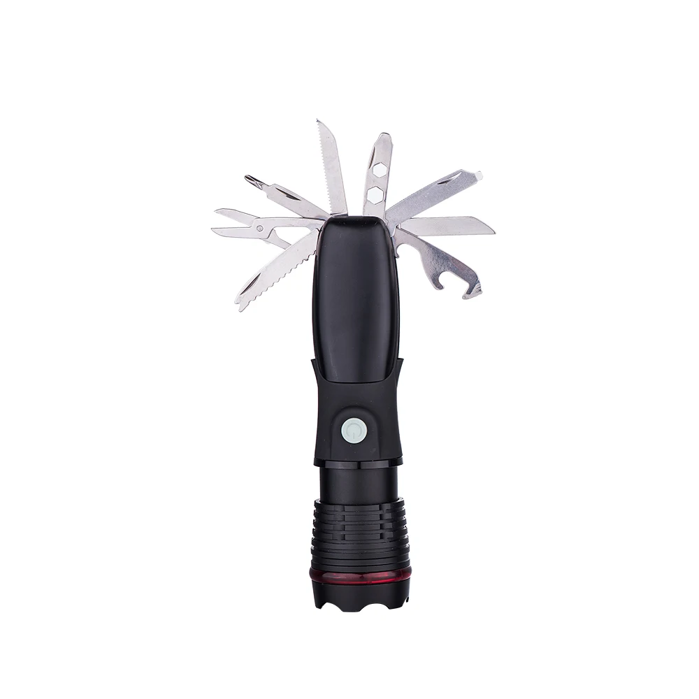 
Head Aluminum 120 Lumen Zooming Self Defensive Flashlight Led 