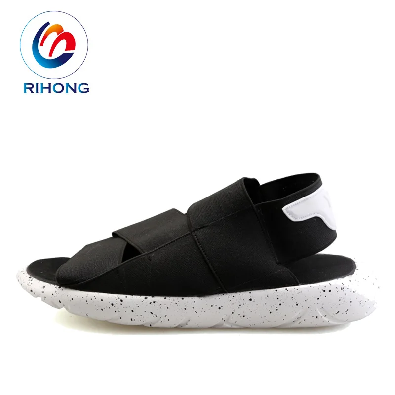 China wholesale hot selling classic black summer gent sandal man