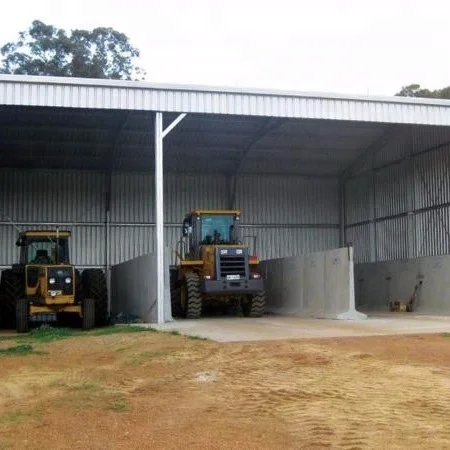 Prefabricated Horse Barns Design Steel Structure Cow Farm Buildings