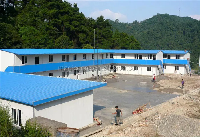 Prefabricated Modular Low Cost Prefab House design for labor camp