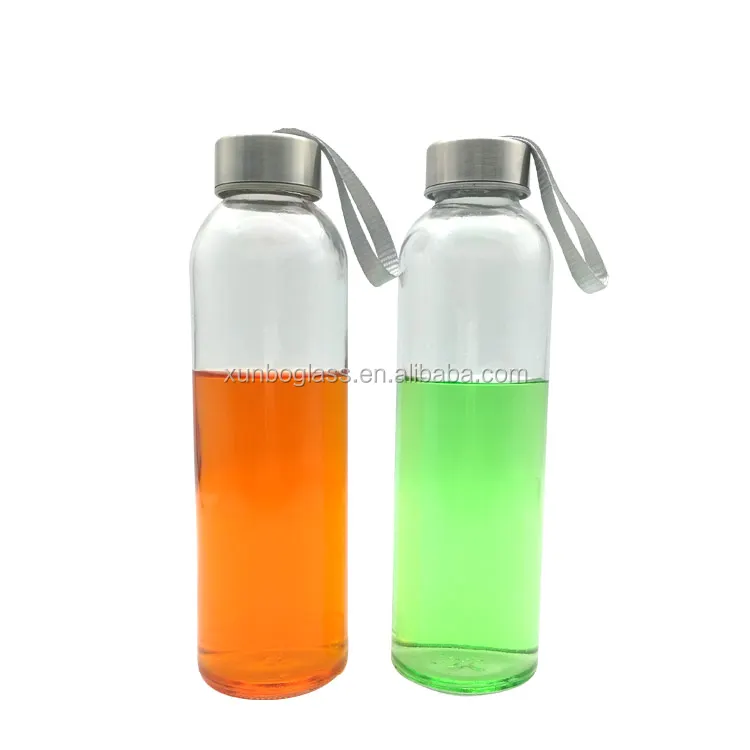 custom sports glass water bottle wholesale bottles in china 300ml 500ml
