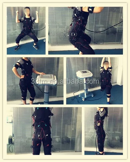 Factory price ems fitness machines electrical muscle stimulator suit in Gym