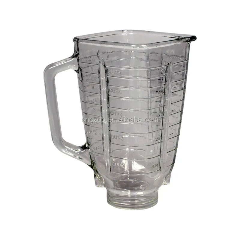 Blender glass jar Juicer square glass jar 1.25L blender glass jar