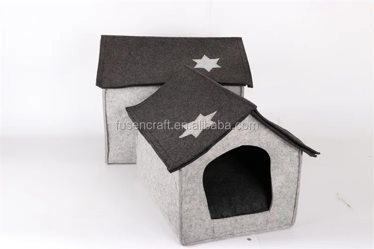 Handmade felt product animal cages luxury pet carrier pet house dog and cat bed pet houses