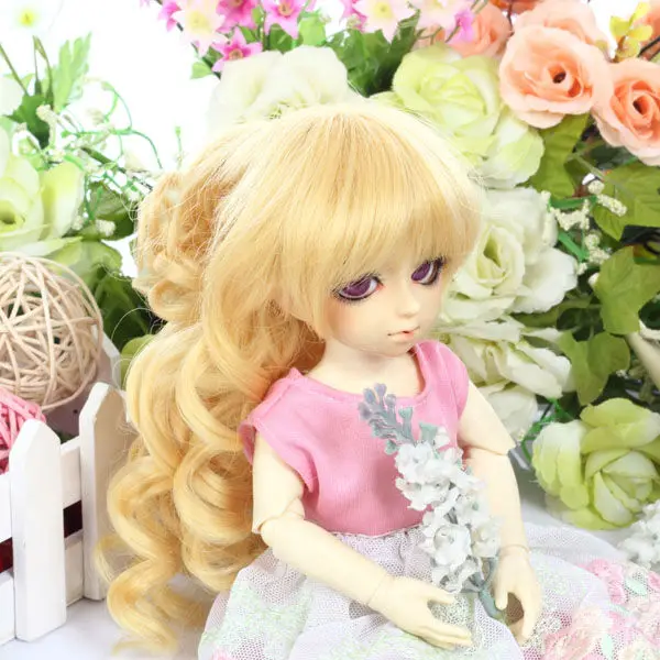 
1/4 inch playing doll wigs of bjd 