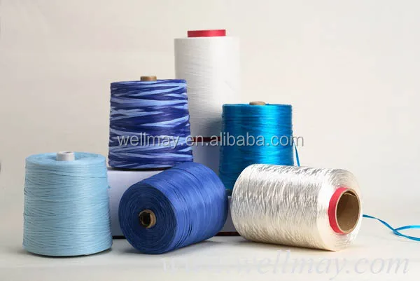 
600D rayon raffia yafit yarn factory supply 