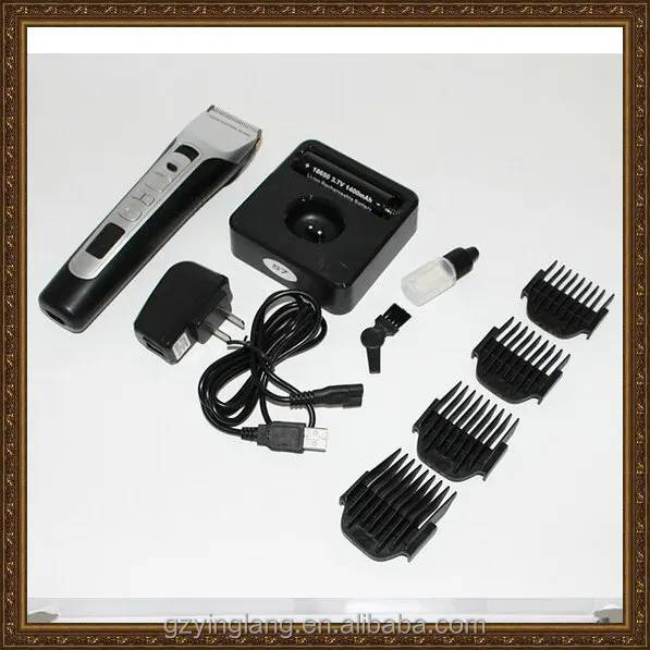 Professional hair trimmer Salon rechargeable cordless LED display Electric Hair Clippers