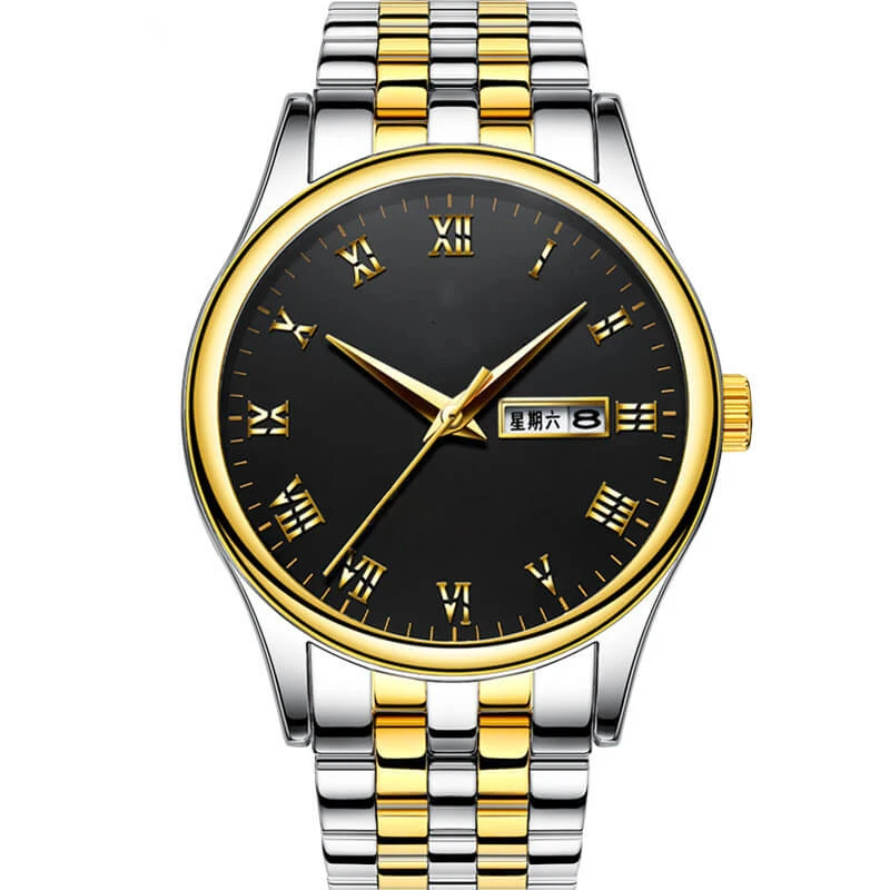 Luxury Alloy Watches Men Wrist Classic Quartz Wrist Watch