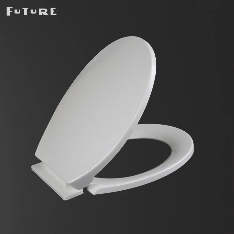 Stainless steel QQ hinges lavatary family toilet seat with CE