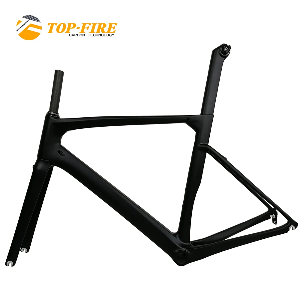 TOP FIRE most popular china bicycle frames FM-R890 carbon bicycle frame with direct mount brake
