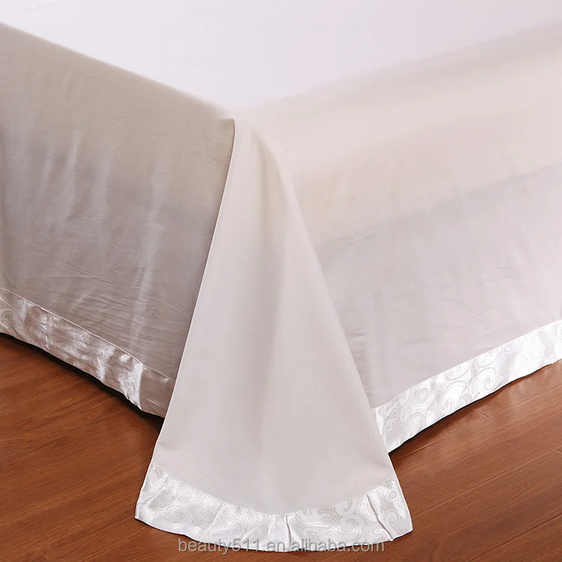 Bedding setduvet covers pillow cases and bed sheets model jacquard lace 4pcs bed sheet set BSS10