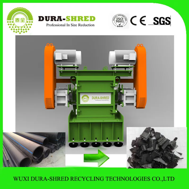 Taiquan Paper Shredder Blades Prices Double Shaft Shredder Molino De Plastic