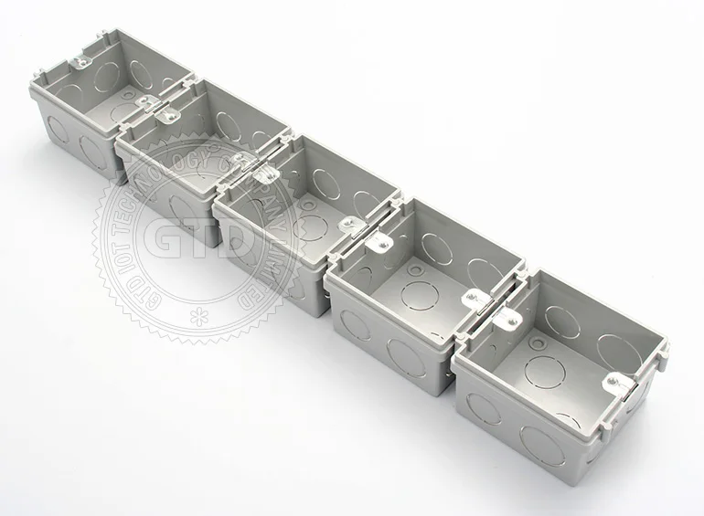 Silver connected Smart Hotel high quality PC install wall mounting box