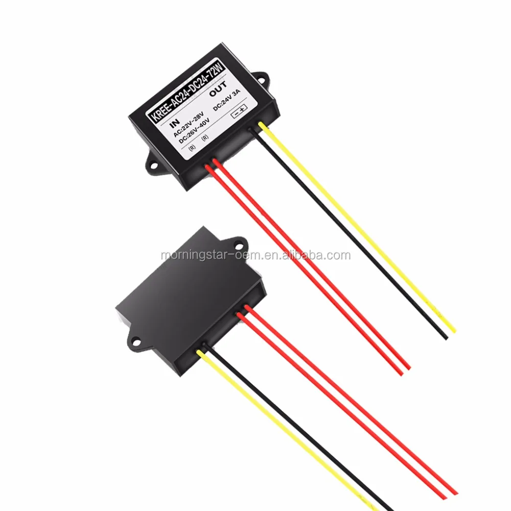 Customized  AC 22-28V DC 26-40V to DC 24v 3A 72W power supply ac dc converter