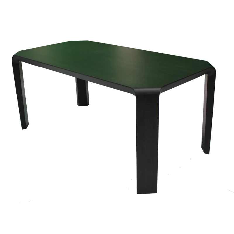 Beverly, современный дизайн, набор, 6 стульев/сидений, длинный, прямоугольный, твердый, бамбуковый обеденный стол