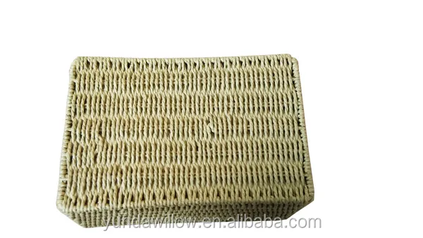 Paper Storage Basket Rope Basket