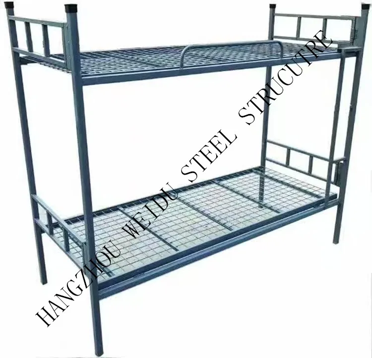 Cheap Heavy Duty Double Floor Bed Frame Metal Bunk for