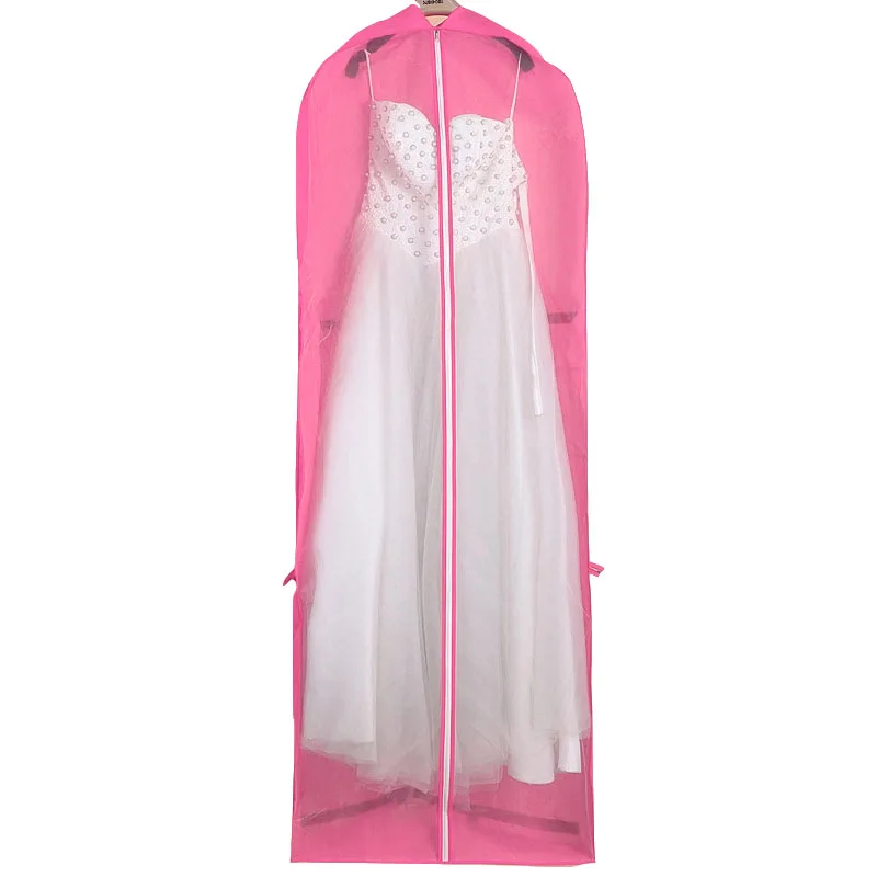 New White Breathable Organza Wedding Bridal Dress Garment Cover Bag