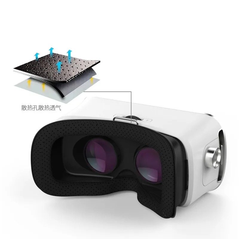 High quality 3D VR Goggle Virtual Reality glasses for VR Games & 3D Movies shinecon factory