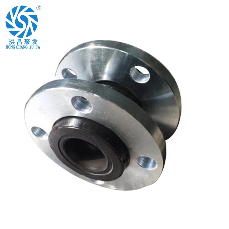 flexible pipe fitting 8' single arch JGD elastomer rubber flexible connectors