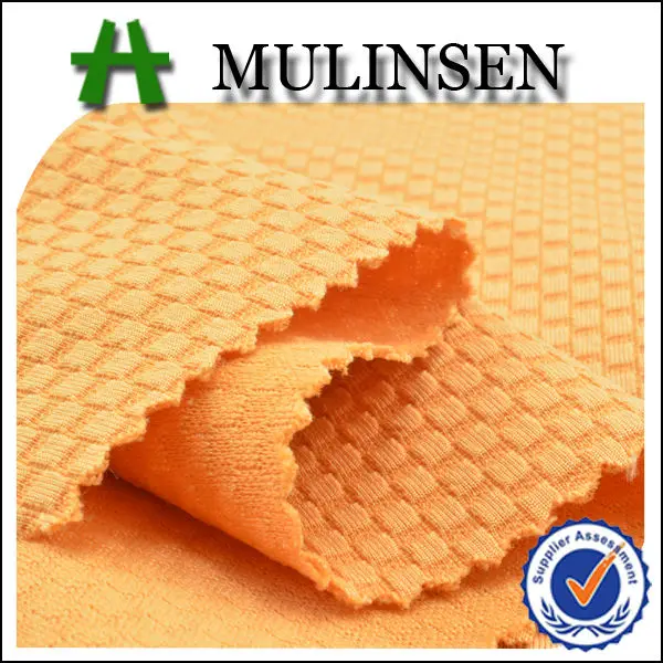 двухсторонний уток связанный 100% полиэстер жаккардовых тканей для одежды