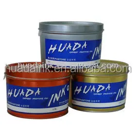 Cost effective, fast setting offset printing inks