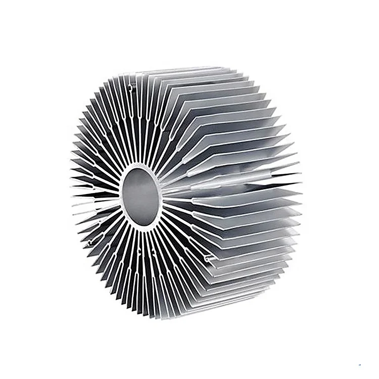 Anodized flexible aluminum extrusion profile heatsink