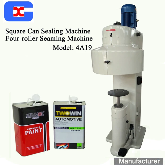 Big Round and Square Tin Barrel Can Sealing Seamer Machine