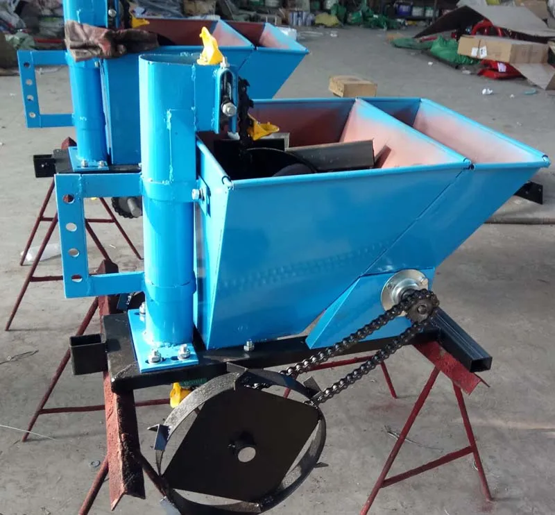 farm machine one row walking tractor potato seeder