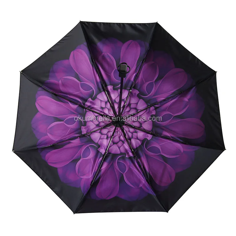 Ok Umbrella Double layer Car Reverse Umbrella 23 inch Inverted Umbrella