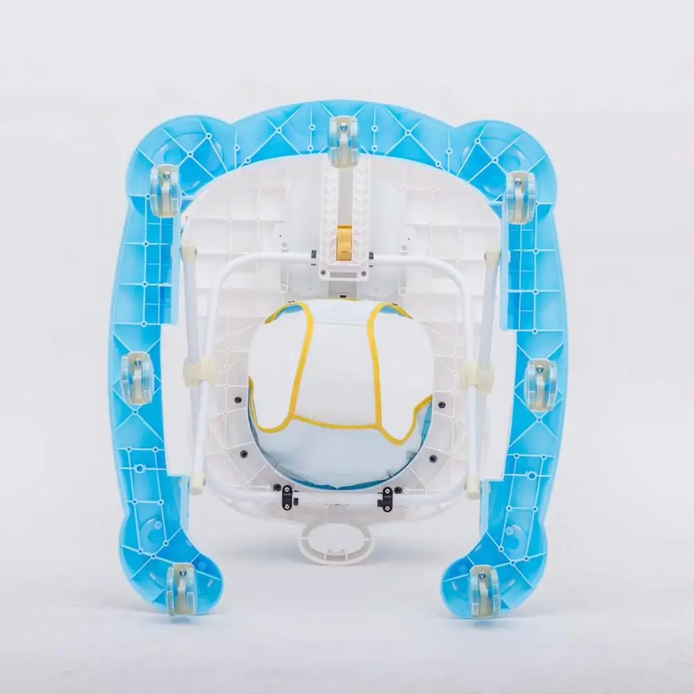 4in1 Baby Walker Adjustable Musical  Rocking Horse Walking Training Chair Plastic Baby Trolley Walker Rocker Chair