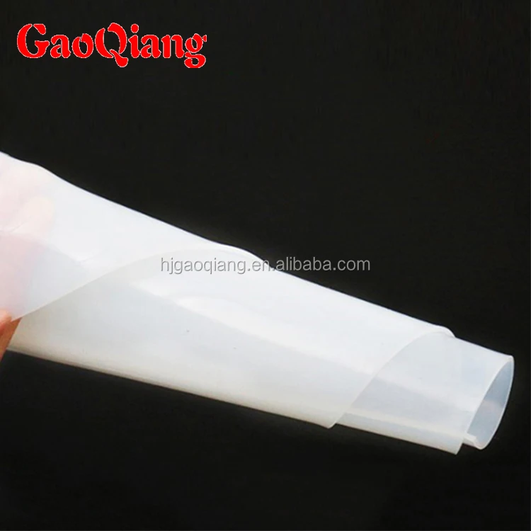  Заводская поставка Мягкий 1 мм Тонкий прозрачный силиконовый резиновый лист