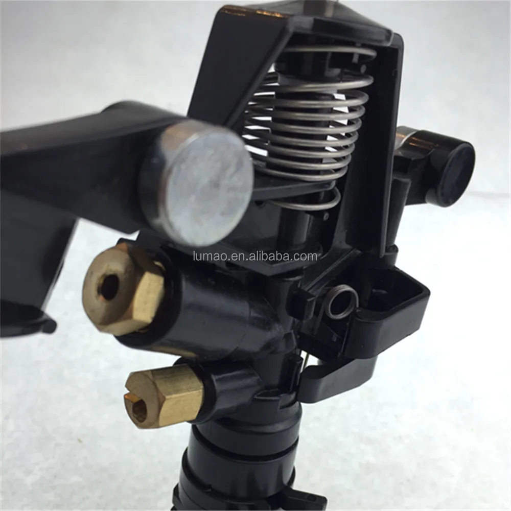 3/4 Inch rain bird farm watering tools mobile 360 gear drive agricultural irrigation system impact plastic sprinkler head