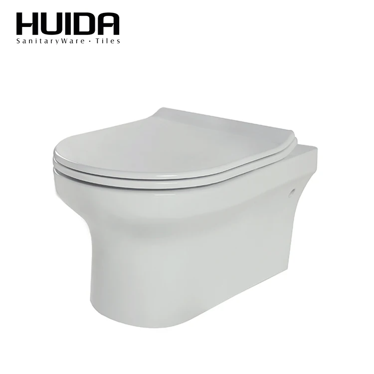 HUIDA China Manufacturers Sanitary ware two Piece WC dual flush Toilet western water closet toilet