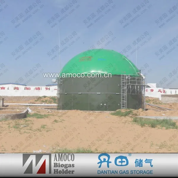 2015 Portable Assembly Methane Digester for membrane gas holder on top type/Biogas Tank