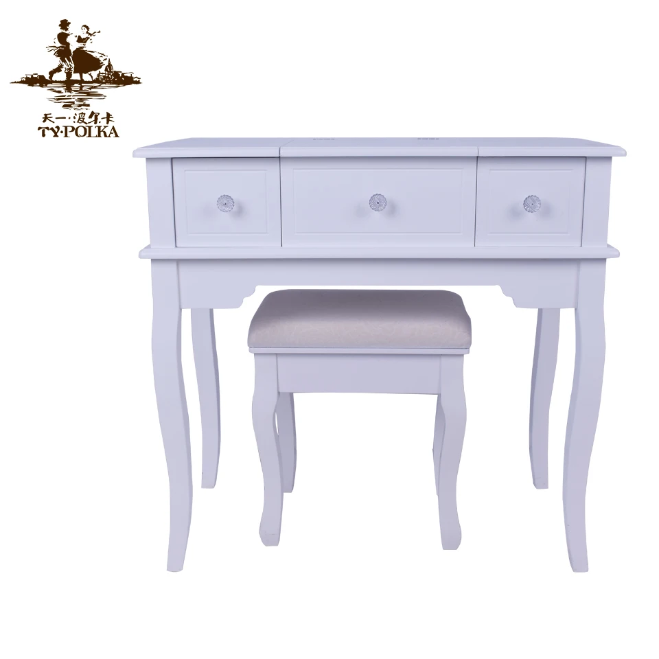 
Bedroom Furniture Vanity Modern Corner Dressing Table With Mirror 