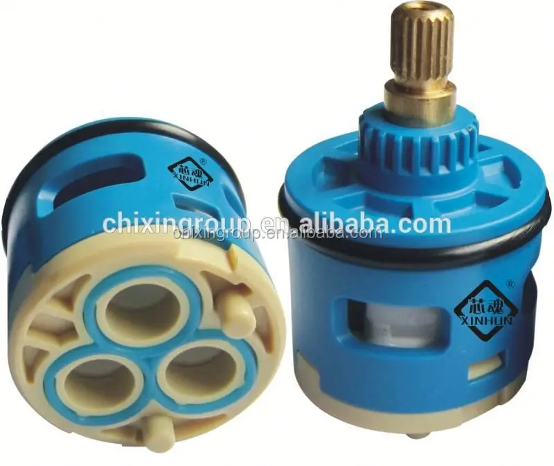 Faucet ceramic cartridge 4 way diverter for shower / faucet