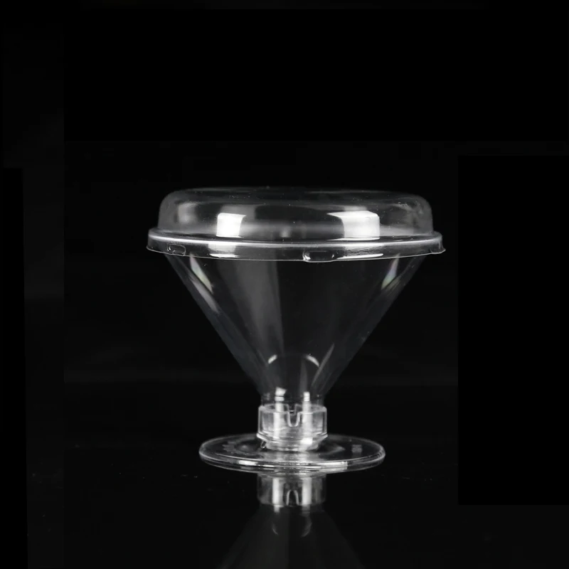 BPA Free Disposable Clear Plastic Goblet Cups