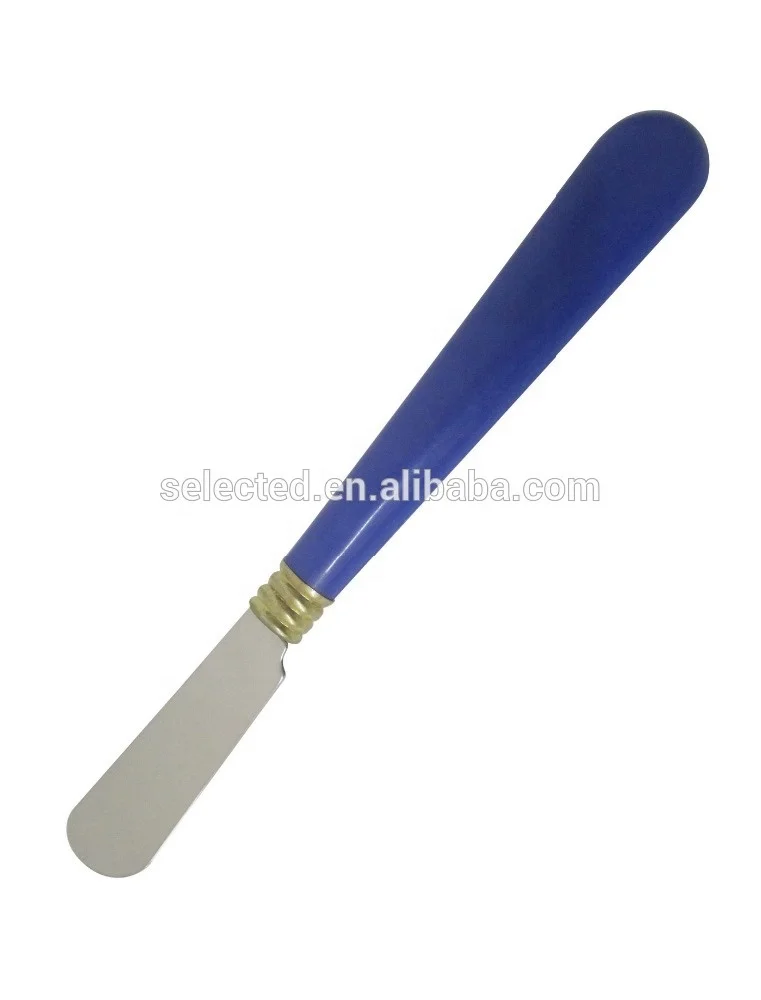 
White Plastic Handle Butter Knife 