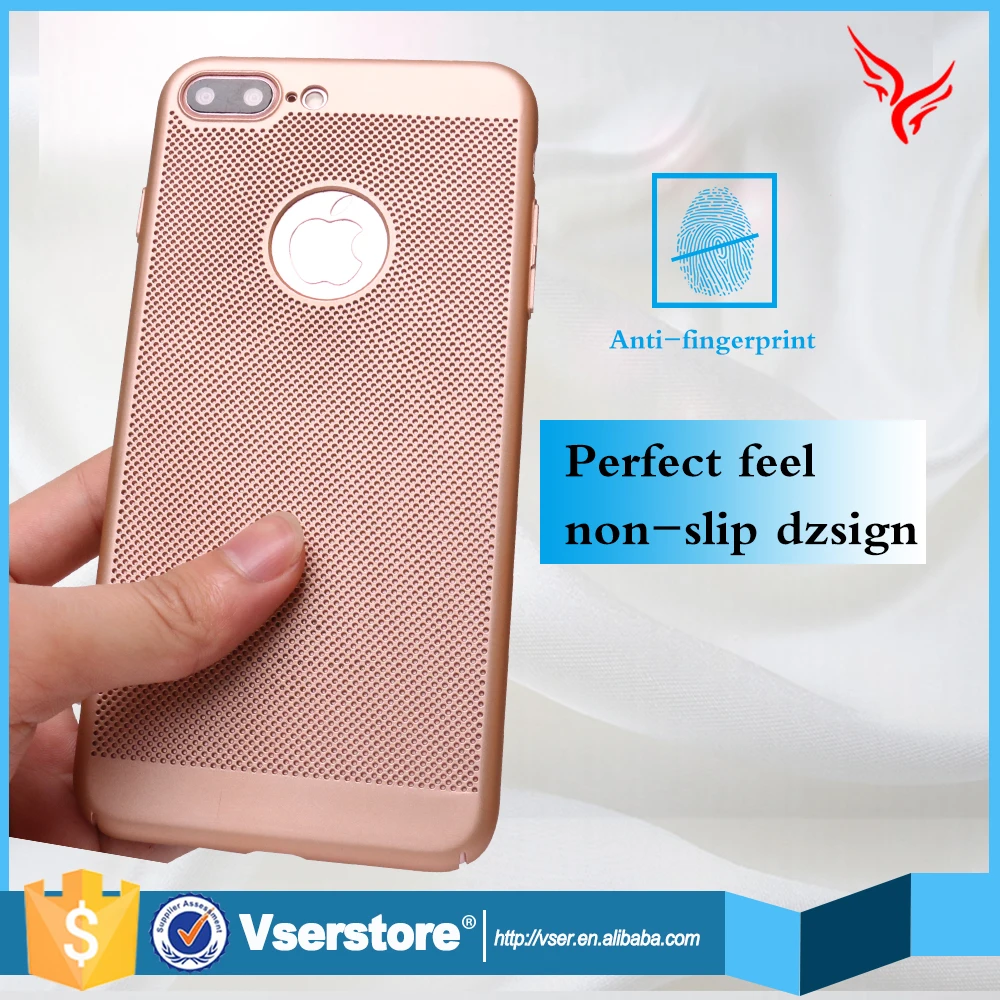 Guangzhou Oil Injection Cell Heat Dissipation Design PC mobile phone shell for iphone 7 plus