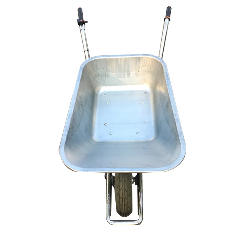 Electric power mechanical wheelbarrow with caster wheel