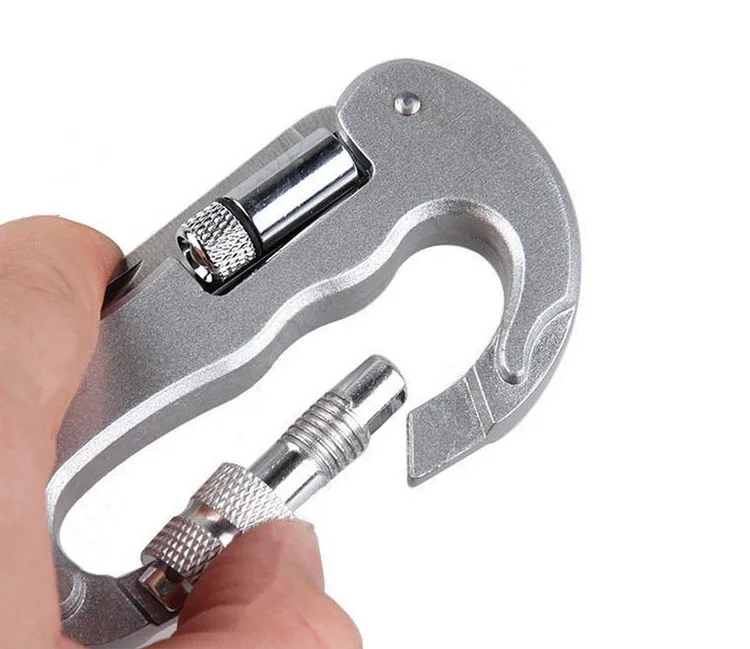 Mini multi tool carabiner pocket knife