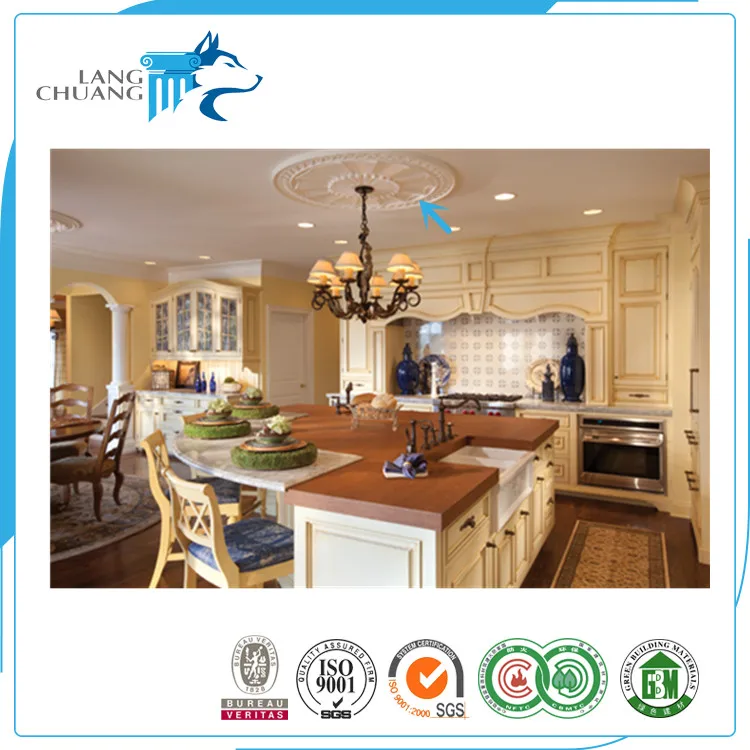 Home Decoration Lighting Equipment Accessories Gypsum Ceiling Medallion