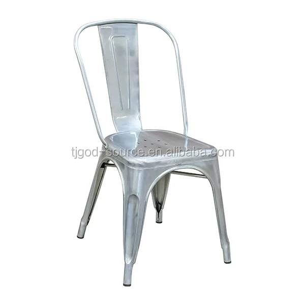 Прозрачный жидкий металлический промышленный винтажный металлический стул (60418376774)