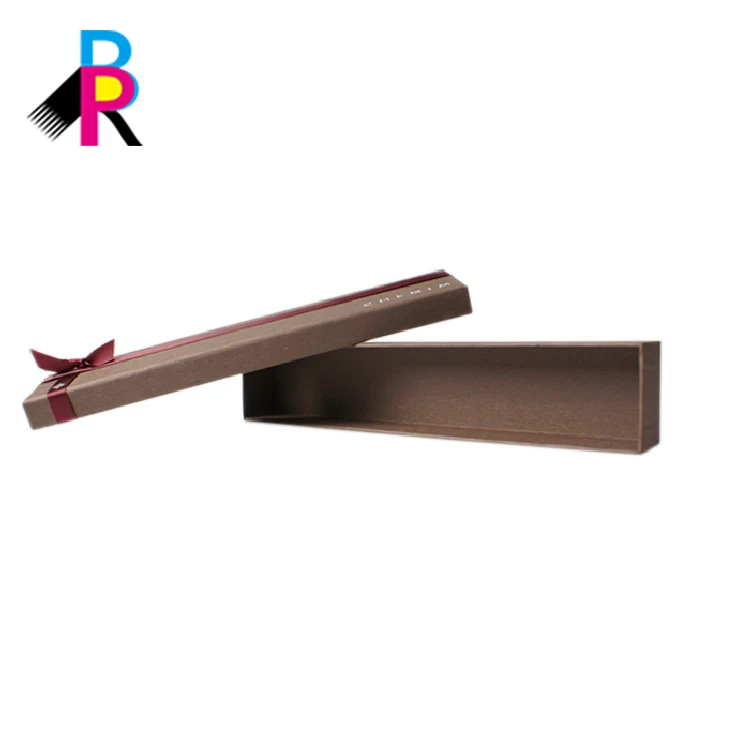 Перерабатываемая и специальная индивидуальная тонкая белая прямоугольная Подарочная коробка с горячим тиснением