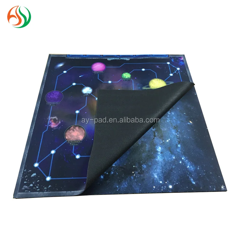 AY 36 x 36 non - toxic custom neoprene playmat board game play mats