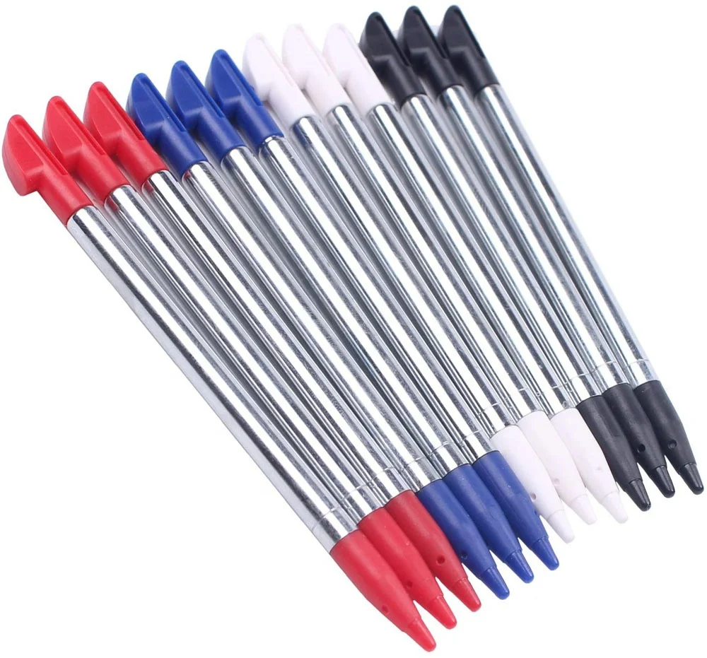 Adjustable Retractable Metal Stylus Touch Screen Pen For 3DS LL XL 3DSLL 3DSXL Console High Quality FAST SHIP