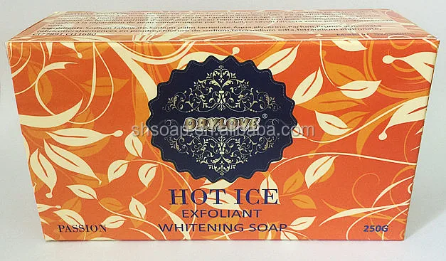 
2016 Hot Sale Hot Ice Exfoliant Whitening Soap(Passion) 