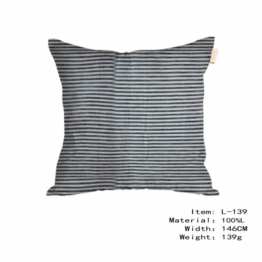 Wholesale Washed Pure 100% Linen Fabric ,Stripe Linen Fabric In Stock